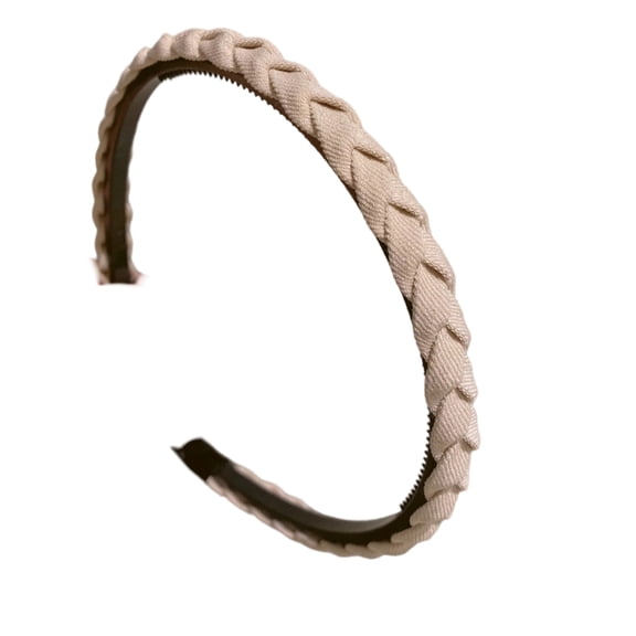 AntiSlip Braided Hairband For Face Washing Skincare Routine Comfortable Fabric Hairhoop for Short and Side Bangs Hair