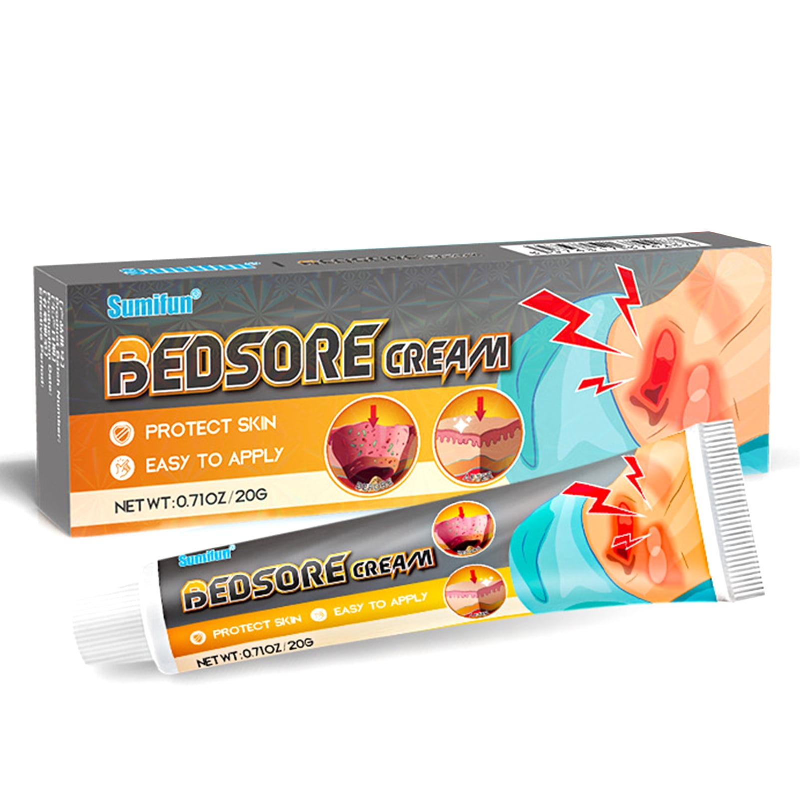 Antibacterial Bedsore Cream Wound Healing Rot Skin Herbal Care Bed