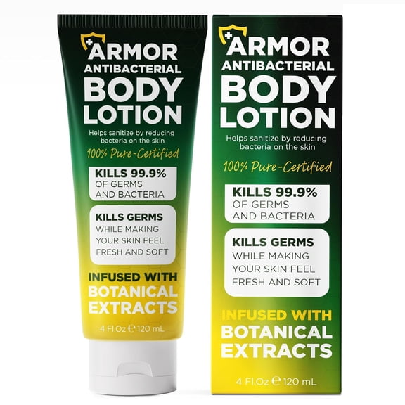 Antibacterial Body Lotion Antifungal Cream | Kills 99.9% of Germs and Bacteria | Helps Sanitize Skin | Infused with Botanical Extracts