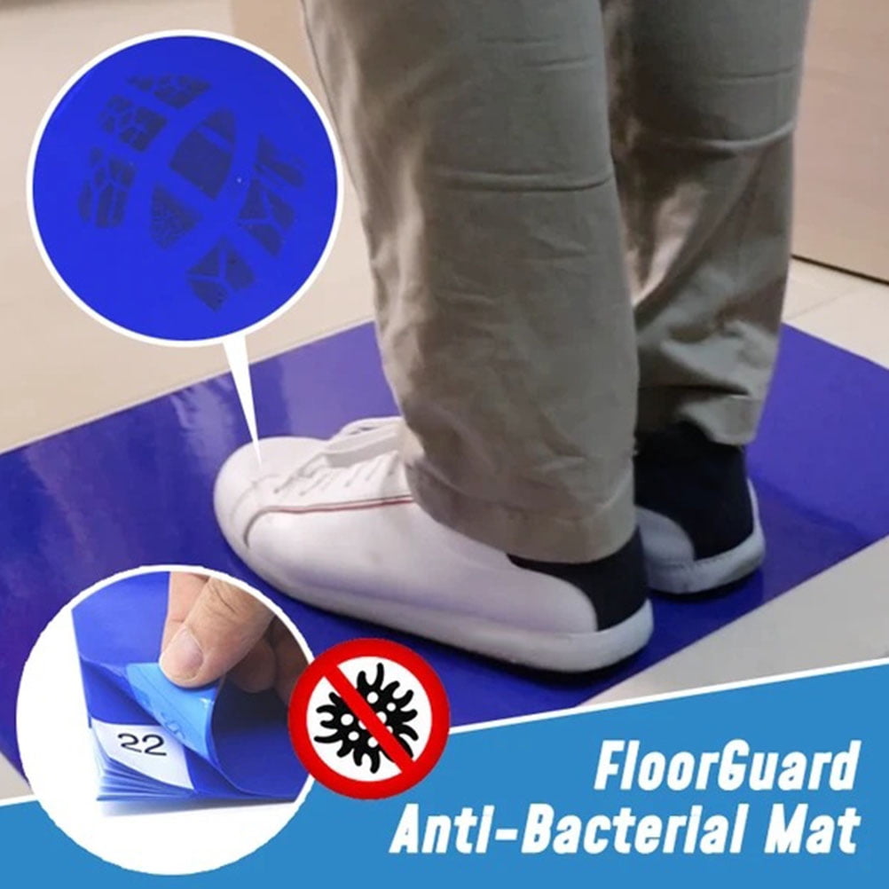 Antibacterial Floor Mat Highly Adhesive Dust Free Mat Tearable Cleaning
