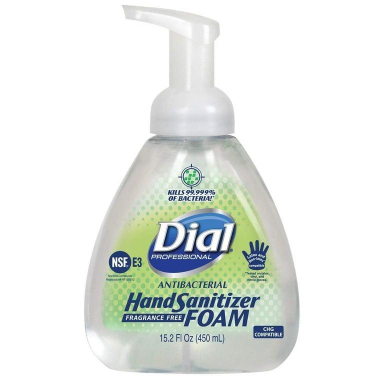 Antibacterial Foam Hand Sanitizer, 15.2 oz Pump Bottle, Fragrance-Free Antibacterial Foam Hand Sanitizer, 15.2 oz Pump Bottle, Fragrance-Free