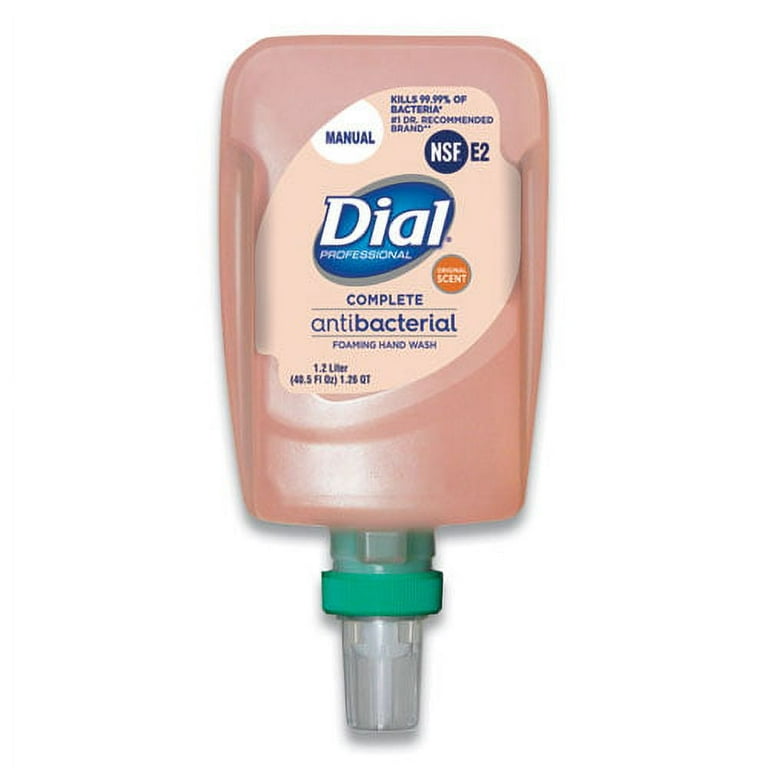 Antibacterial Foaming Hand Wash Refill for FIT Manual Dispenser, Original, 1.2 L, 3/Carton Antibacterial Foaming Hand Wash Refill for FIT Manual Dispenser, Original, 1.2 L, 3/Carton