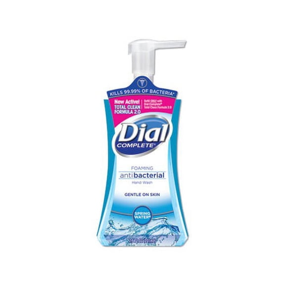 Antibacterial Foaming Hand Wash Spring Water, 7.5 oz, 8/Carton
