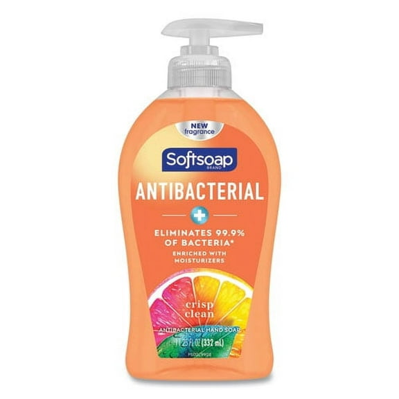 Antibacterial Hand Soap, Crisp Clean, 11.25 Oz Pump Bottle | Bundle of 2 Each
