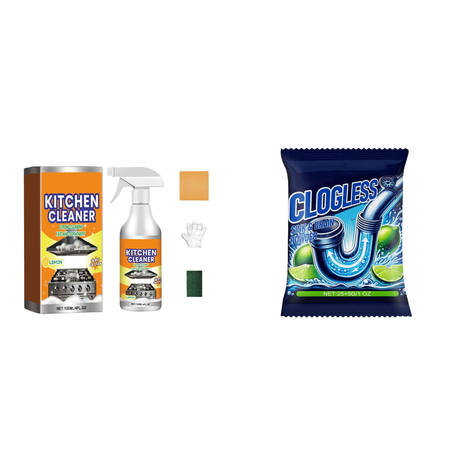 Antibacterial Kitchen Cleaner Spray Deodorize Toilet Powerful Grease