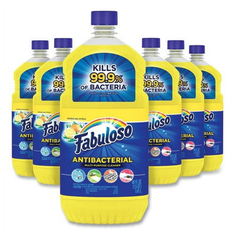 Antibacterial Multi-Purpose Cleaner, Sparkling Citrus Scent, 48 oz Bottle Antibacterial Multi-Purpose Cleaner, Sparkling Citrus Scent, 48 oz Bottle