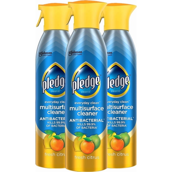 Antibacterial Multisurface Cleaner Spray, Fresh Citrus - Household Antibacterial Spray, 9.7 oz (Pack of 3)