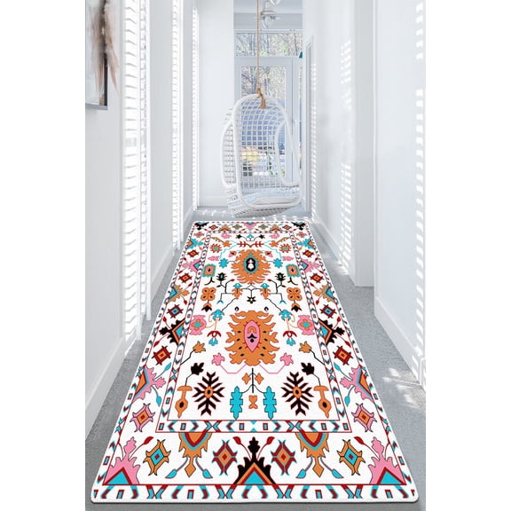 Antibacterial Non-Slip Area Rug, 100% Polyester, 31.5 x 47.2 inches | 10 mm Pile Height, 700 g/m | Machine Washable, Easy Care
