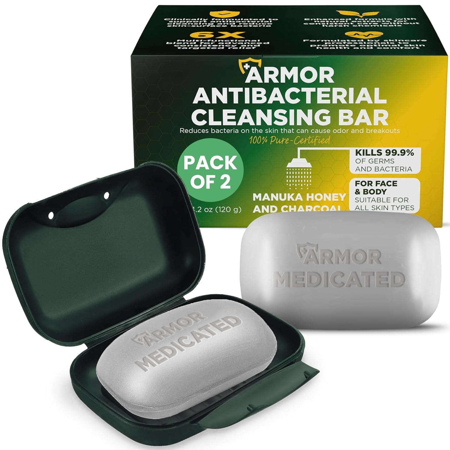 Antibacterial Soap Antibacterial Hand Soap for All Skin Types | Kills 99.9% of Germs & Bacteria | Helps with Jock Itch, Athlete’s Foot