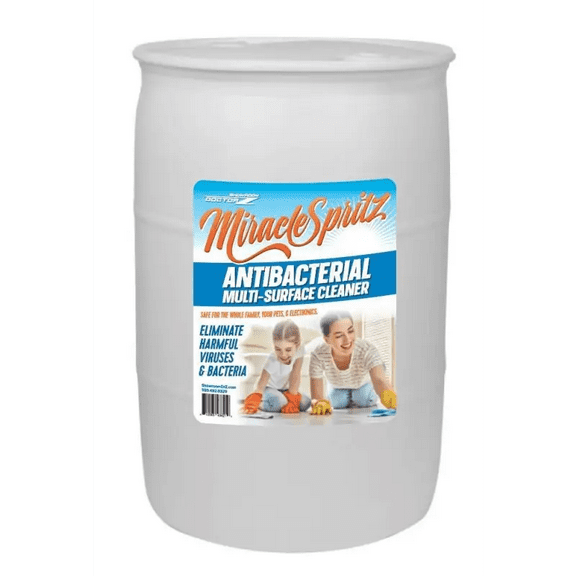 Antibacterial and Household Cleaner Strawberry Spring Bulk Size 55 Gallon by Miracle Spritz