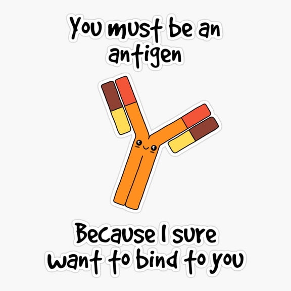 Antibody Science Biology Sticker