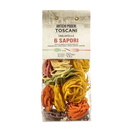 Antichi Poderi Toscani 6 Flavors Taglietelle Pasta 8.8oz/250g