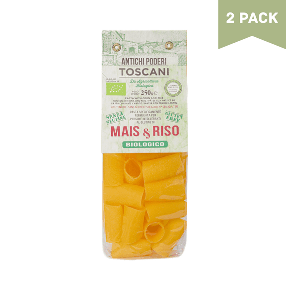 Antichi Poderi Toscani Gluten Free Organic Corn Linguine Pasta 8.8oz/250g - Pack of 2