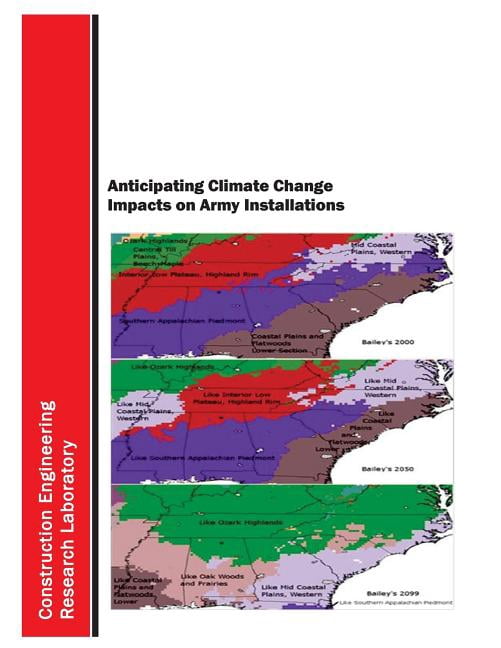 Anticipating Climate Change Impacts on Army Installations - Walmart.com