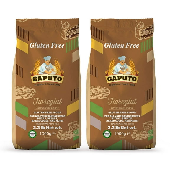 Antimo Caputo Pizza Flour, Gluten Free, 2.2 Pound (Pack of 2)