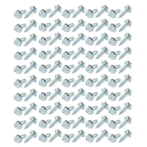 Anticorrosion License Plate Screws Bolts Fasteners with Hexagonal Head Design Suitable for Easy Installation on Vehicles
