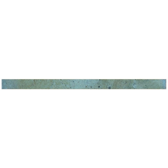 Antiek 0.47 in. x 7.87 in. Glossy Blue Ceramic Pencil Tile Trims (0.7 sq. ft./case) (10-pack)