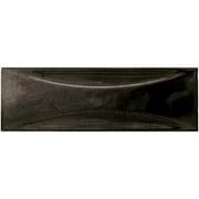 Antiek 2.58 in. x 7.9 in. Glossy Black Ceramic Subway Deco Wall Tile 5.38 sq. ft./case 38-pack