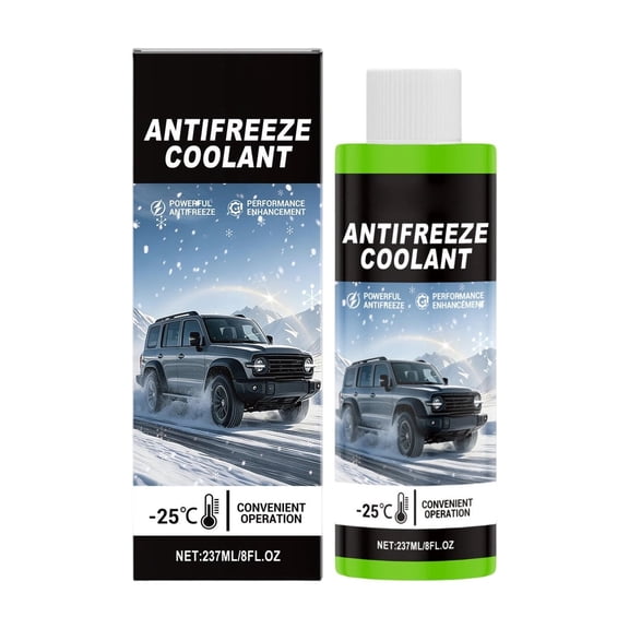 Antifreeze Coolant for Vehicles Suitable for Low Temperature Environments 237ml Bottle for Engine Protection and Convenient Operation