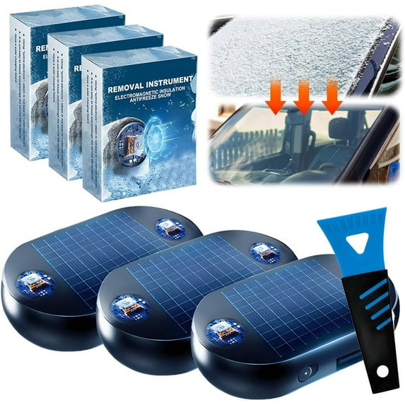 Antifreeze Electromagnetic Car Snow Removal Device,2025 Anti Freezing Device For Cars, Portable Vehicle Microwave Deicing Instrument Car Defroster Anti-Freeze Car Snow Removal Device,