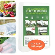 Antifreeze Floating Row Cover 10   52 Non-woven Fabric Plant Cover Greenhouse Frost Protection