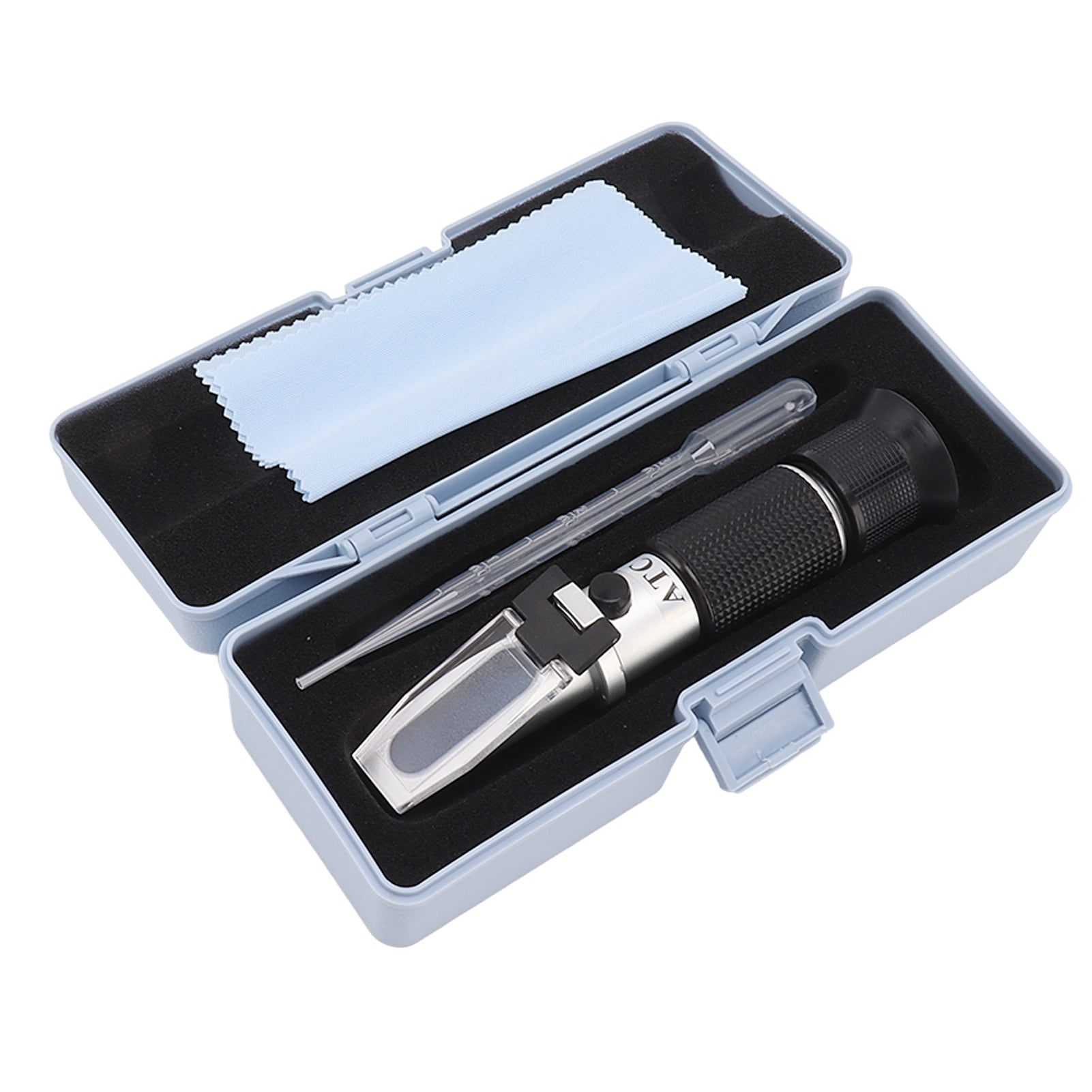 AREALER Antifreeze Refractometer Coolant Tester For Checking Freezing Point Concentration Ethylene Glycol Battery Acid Condition Point Meter