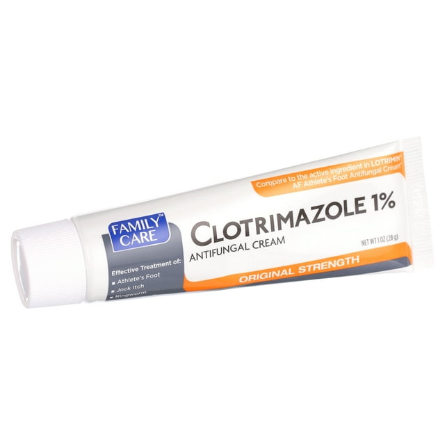 QNP RRG Clotrimazole Antifungal Cream 1oz Treats Athlete's Foot, Jock