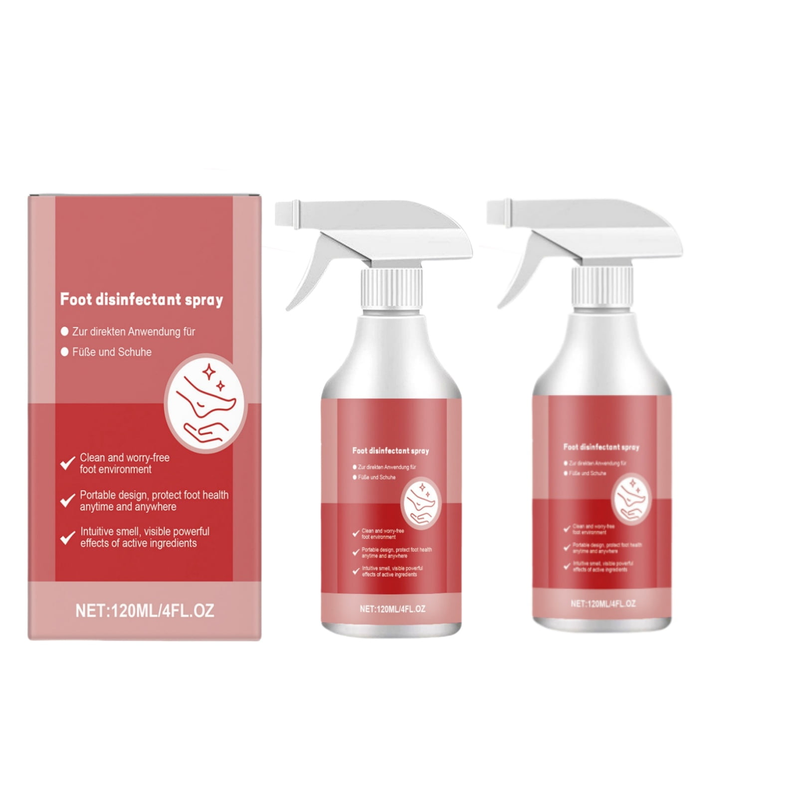 Antifungal Foot & Shoe Spray - Kills Bacteria, Viruses & Odor | Fast ...