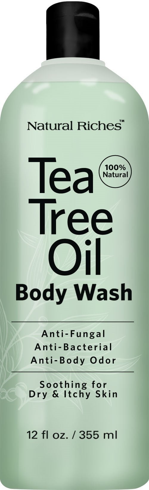 Antifungal Tea Tree Oil Body Wash Peppermint & Eucalyptus Oil