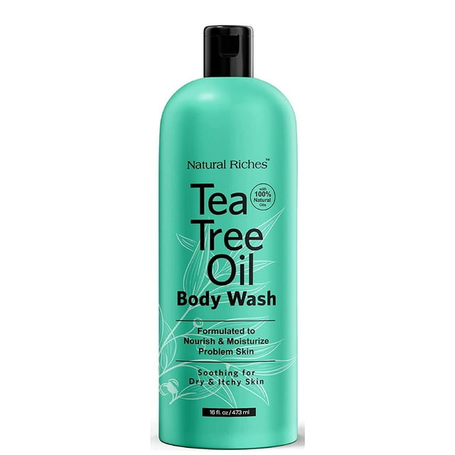Antifungal Tea Tree Oil Body Wash Peppermint & Eucalyptus Oil