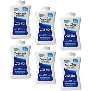 Antifungal Treatment Powder, Jock Itch - 2.5 Oz, Pack Of 6