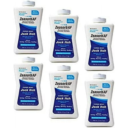 Antifungal Treatment Powder, Jock Itch - 2.5 Oz, Pack Of 6