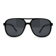 thumbnail image 1 of Antiglare Polarized Mens Classical Retro Racer Plastic Pilots Sunglasses All Black, 1 of 4