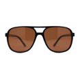 thumbnail image 1 of Antiglare Polarized Mens Classical Retro Racer Plastic Pilots Sunglasses All Brown, 1 of 4