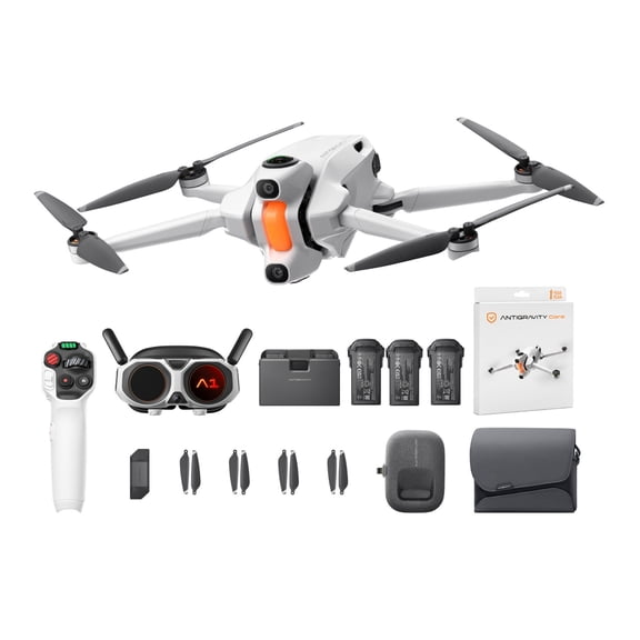 Antigravity A1 8K 360 Drone Infinity Bundle with 1-Year Plan Drone Protection (2 Items)