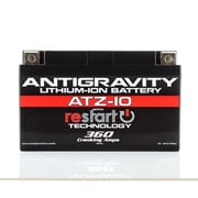 Antigravity ATZ-10-RS Re-Start Lithium Powersport Battery 360 Cranking Amps, 12 Ah Ultra-Lightweight with Built-In Jump Starting