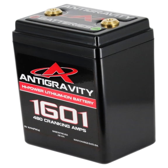 Antigravity AG-1601 Lithium Motorcycle Battery, 12V Small Case Powersports Starter Battery, 480 Cranking Amps