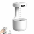 thumbnail image 1 of Antigravity Humidifier,Raindrop Humidifier,Rain Humidifier Bedroom Anti Gravity Humidifiers with Clock Water Drop Backflow Aroma Diffuser Large Capacity Office Bedroom Mute(White), 1 of 9