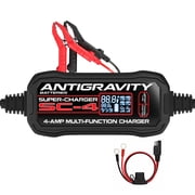 Antigravity SC-4 Battery Charger and Maintainer, 4-Amp 6V/12V Lithium and 12V Lead-Acid Smart Charger