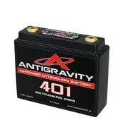 Antigravity AG-401 Lithium Motorcycle Battery, 12V Small Case Powersports Battery, 120 Cranking Amps
