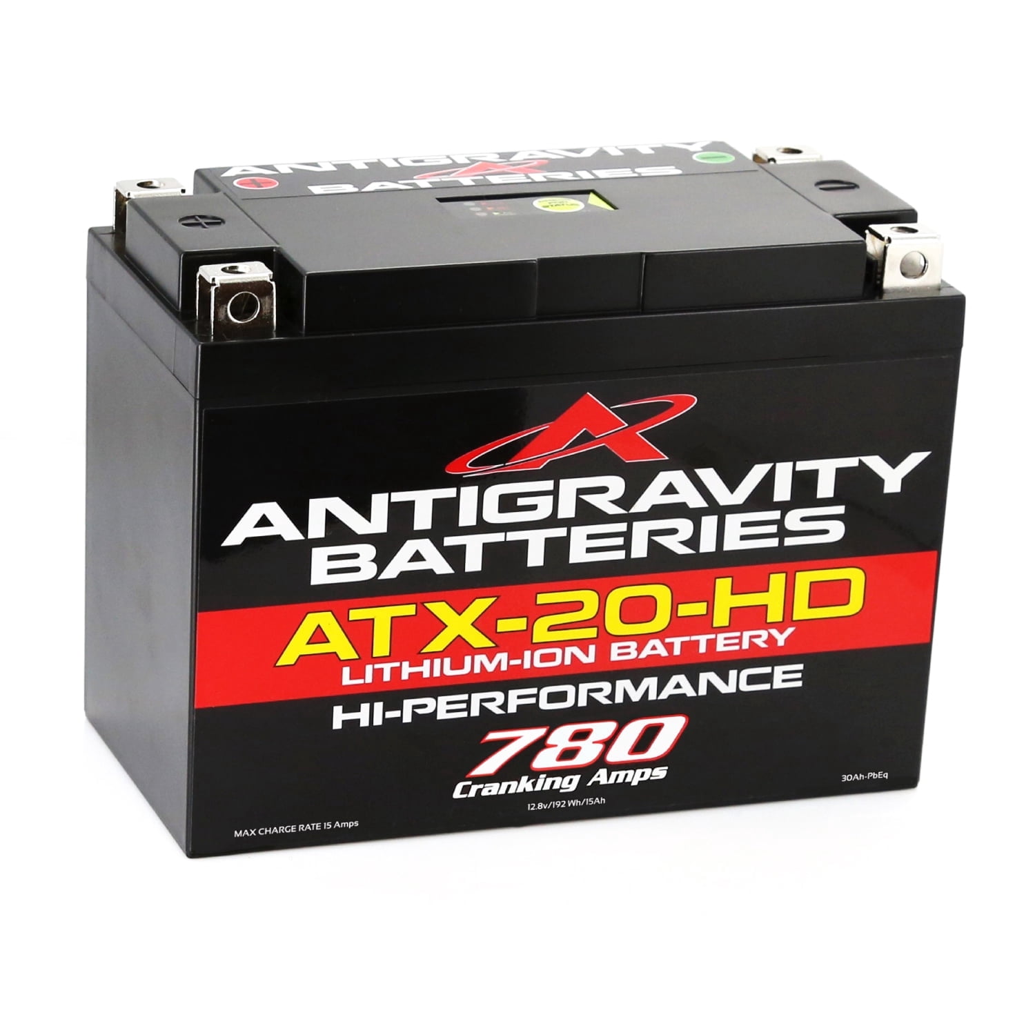Antigravity ATX20-HD Lithium Motorcycle Battery YTX20 GYZ20H Replacement, 780 CA