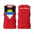 thumbnail image 1 of Antigua And Barbuda Flag Men Basketball Sports Jersey Fitness Multifunction Sleeveless tshirt Exclusive Custom Name Nunber, 1 of 11