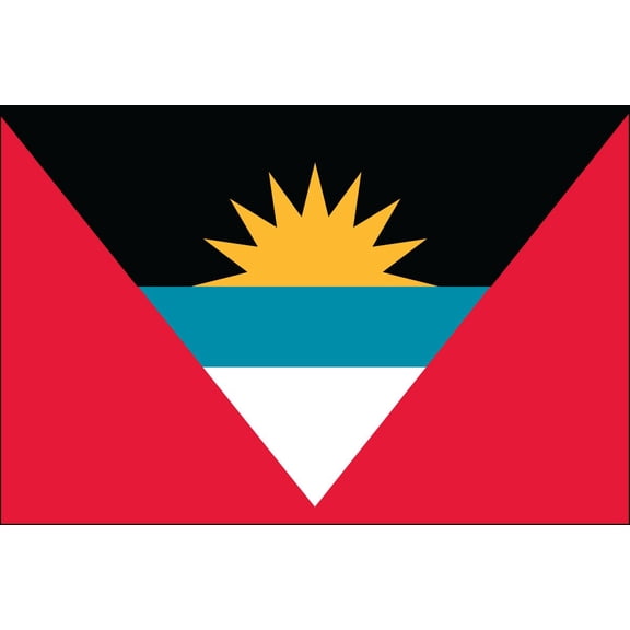 Antigua & Barbuda 2' x 3' Indoor Polyester World Island Flag