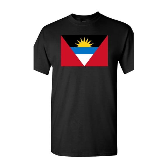 Antigua Barbuda Country Flag Adult DT T-Shirt Tee