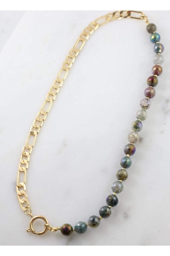 Antigua Abalone Stone Necklace