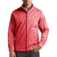thumbnail image 1 of Antigua Golf Men's Full-Zip Performance Jacket,  Large Dark Red/Heather -, 1 of 1
