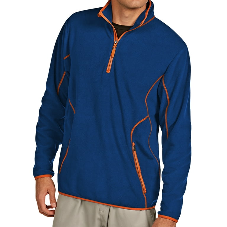 Antigua Golf Men s Ice 1 4 Zip Fleece Golf Pullover NEW