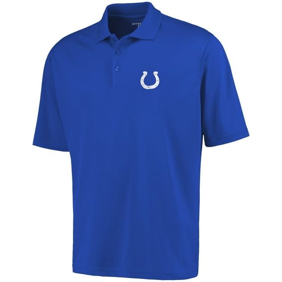 Antigua Indianapolis Colts Pique Xtra-Lite Polo - Royal