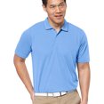 thumbnail image 1 of Antigua Men's Avalon Textured Knit Performance Polo Golf Shirt, Medium Sky Blue -, 1 of 2