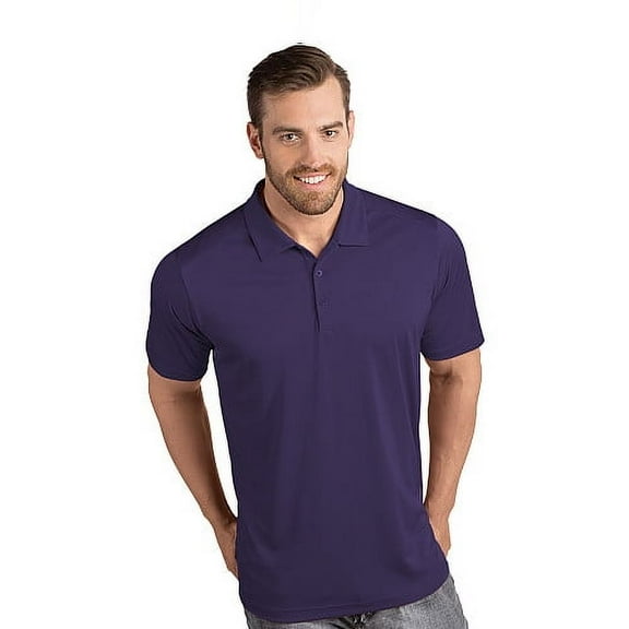 Antigua Men's Tribute Short Sleeve Polo Shirt 3XL Dark Purple